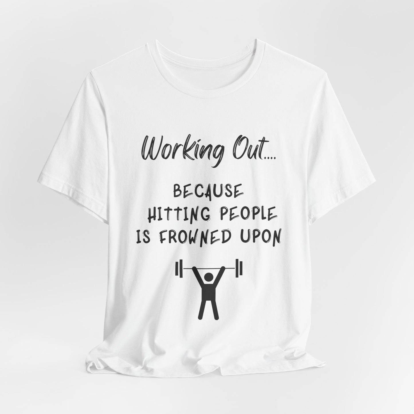 Working Out... (Black Lettering)