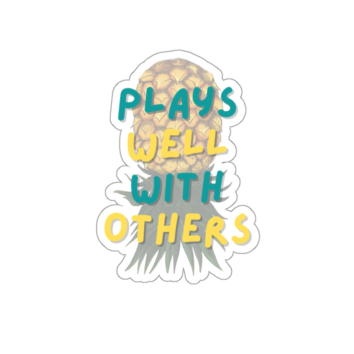 Plays Well Stickers