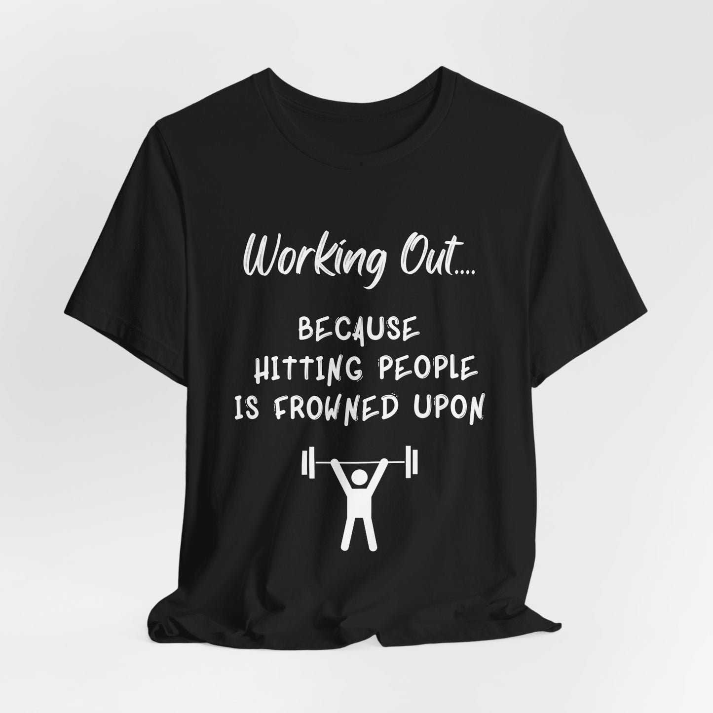 Working out...(White Lettering)