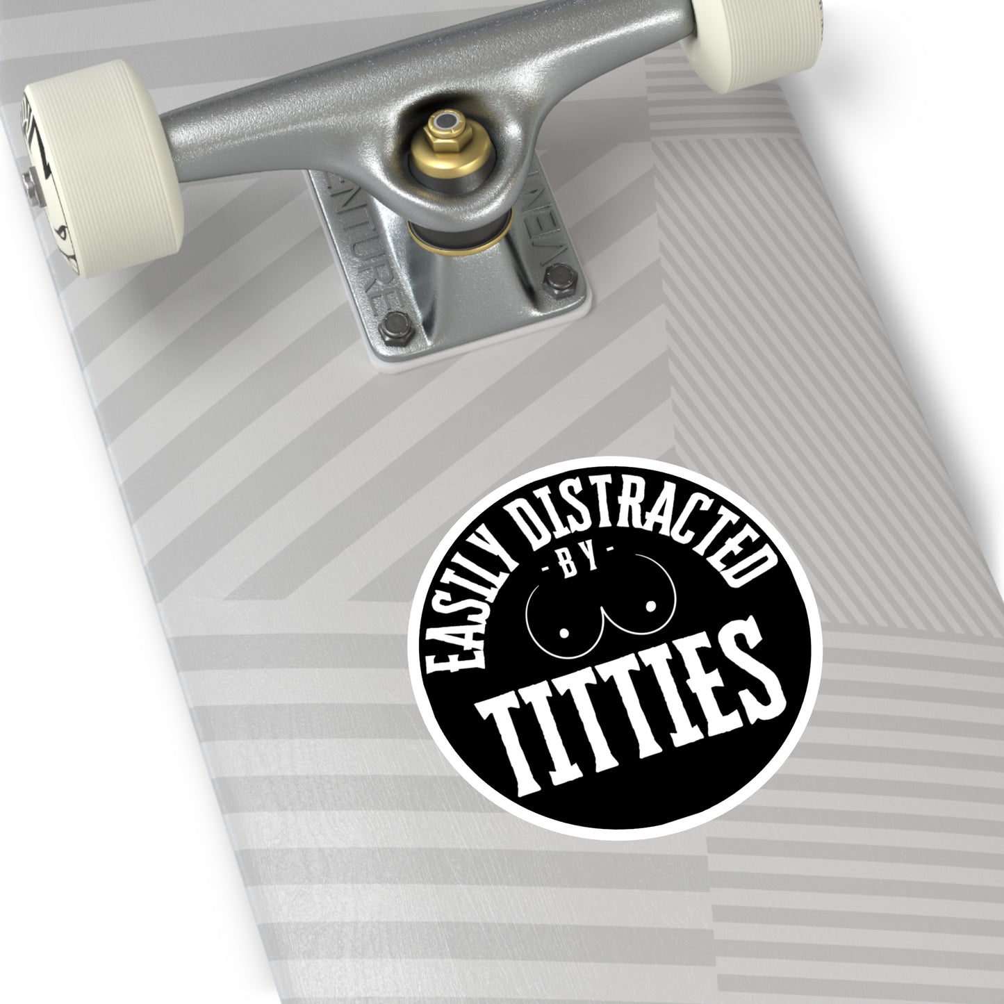 Easily Distracted by Titties Sticker