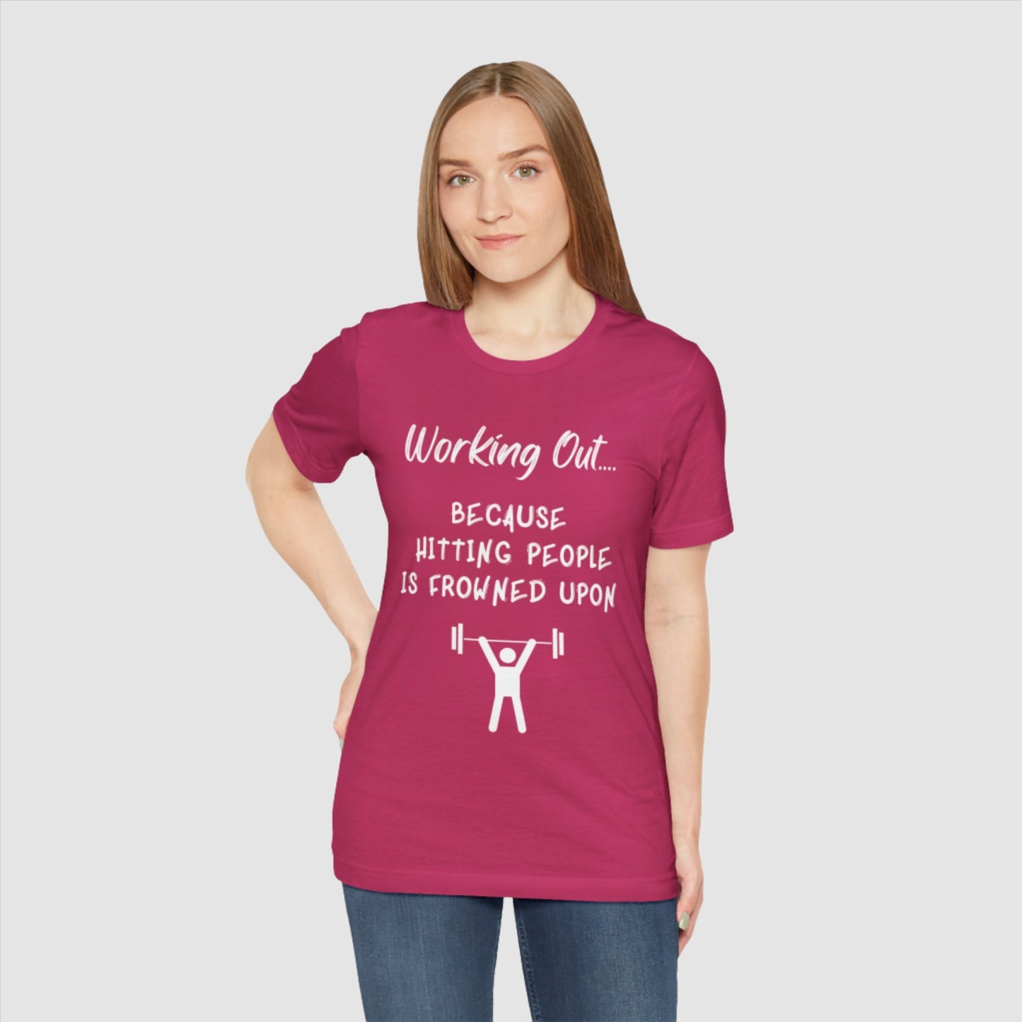 Working out...(White Lettering)