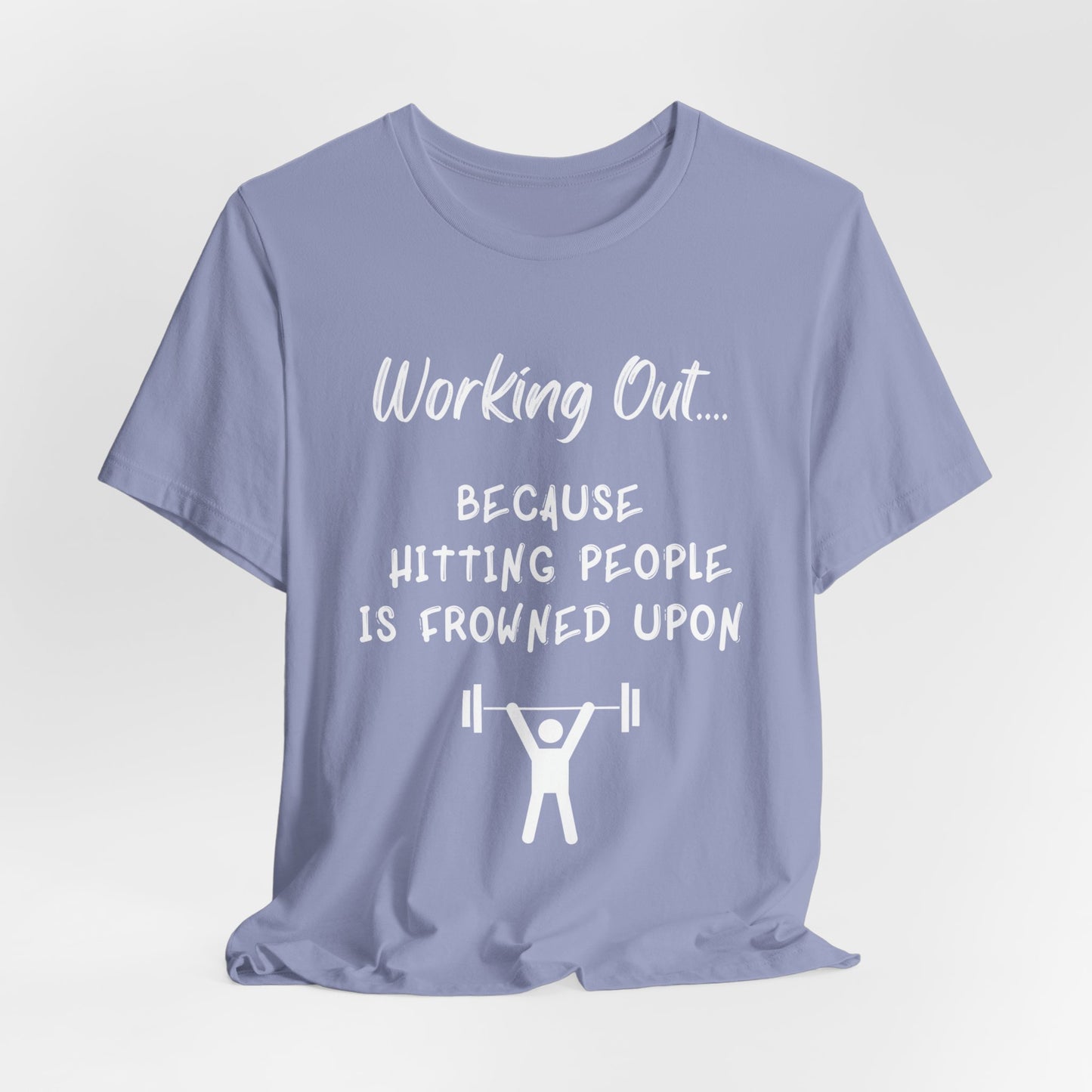 Working out...(White Lettering)