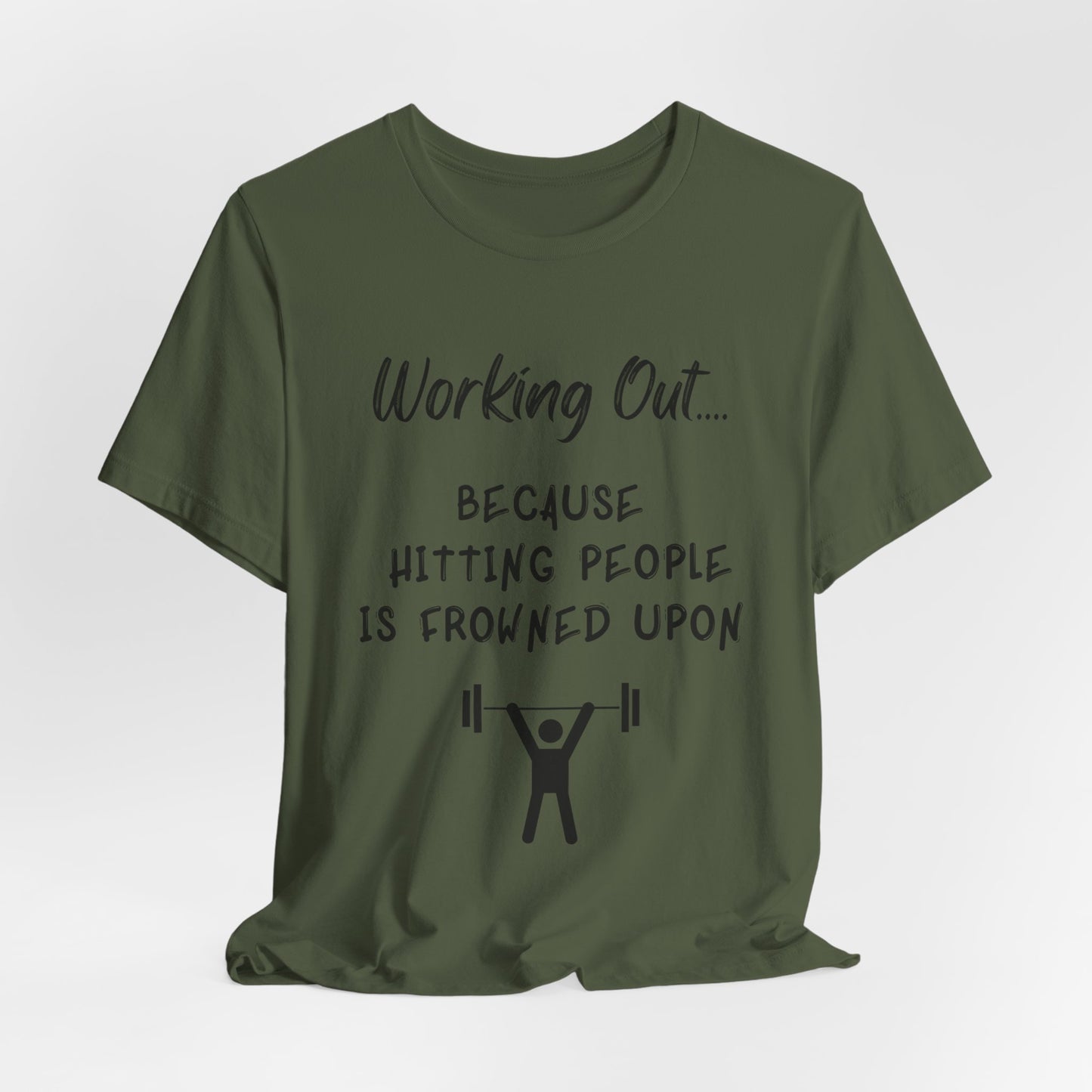 Working Out... (Black Lettering)