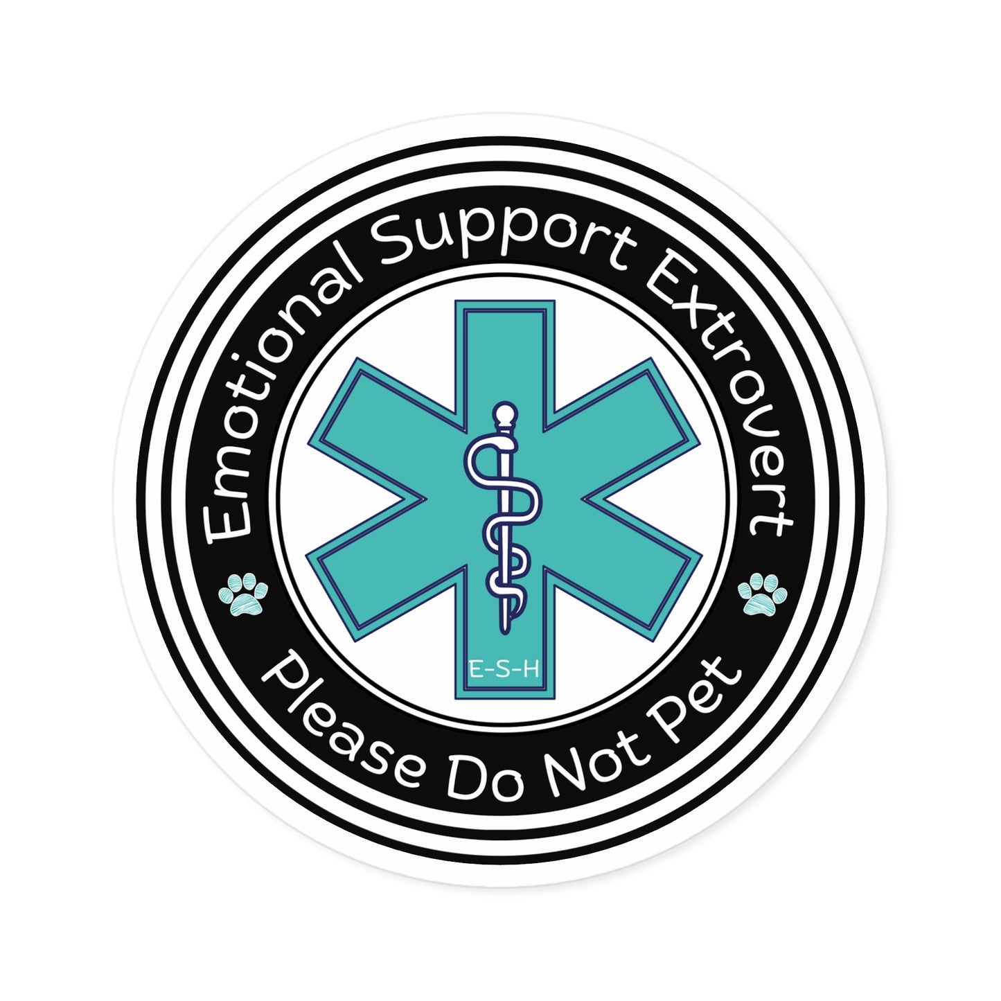 Emotional Support Extrovert Sticker