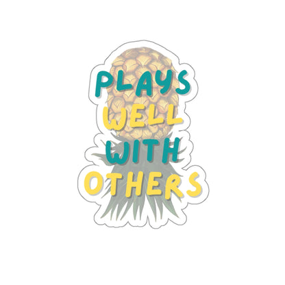 Plays Well Stickers