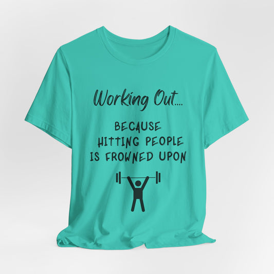 Working Out... (Black Lettering)